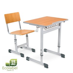 Set mobilier scolar reglabil 02 – Forte Plus BICM